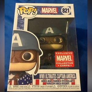 Captain America marvel Corp box funko pop!